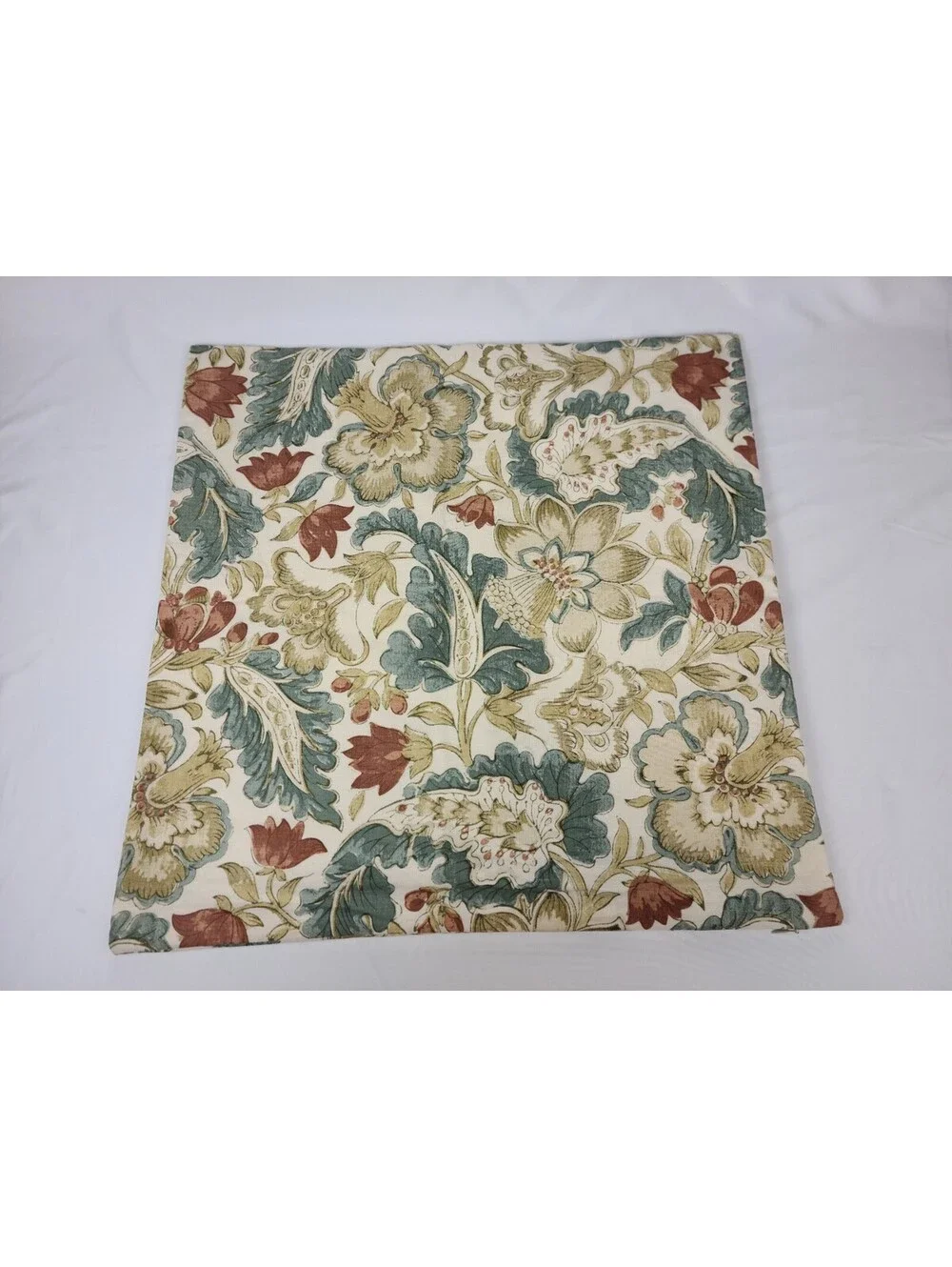 Pottery Barn Floral Paisley Euro Pillow Sham 20x20